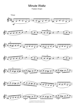 Minute Waltz in D flat major Op. 64 No. 1 von Frédéric Chopin (Download) 