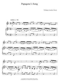 Papageno, The Bird Catcher's Aria von Wolfgang Amadeus Mozart (Download) 