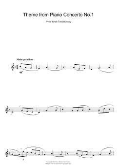 Piano Concerto No. 1 in B Flat Minor Op. 23 von Peter Iljitsch Tschaikowsky (Download) 
