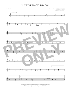 Puff The Magic Dragon von Peter, Paul & Mary (Download) 