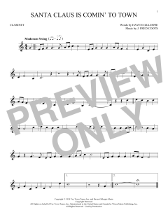 Santa Claus Is Comin' To Town von Fred Coots (Download) 