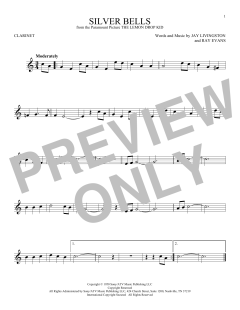 Silver Bells von Ray Evans (Download) 