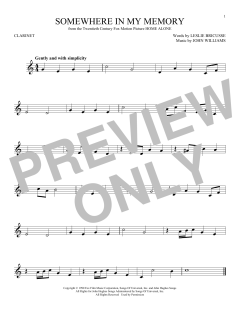 Somewhere In My Memory von John Williams (Download) 