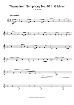 Symphony No. 40 von Wolfgang Amadeus Mozart (Download) 