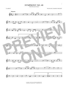 Symphony No. 40 In G Minor, Third Movement (Download) 