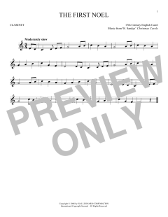 The First Noel von W. Sandys' Christmas Carols (Download) 