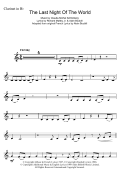 The Last Night Of The World von Claude-Michel Schönberg (Download) 