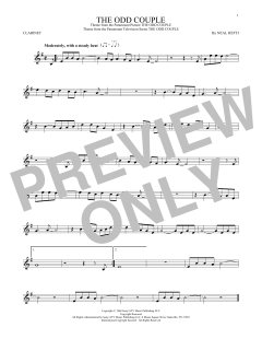 The Odd Couple von Neal Hefti (Download) 