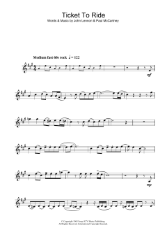 Ticket To Ride von The Beatles (Download) 