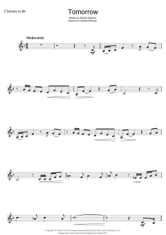 Tomorrow von Charles Strouse (Download) 