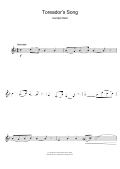 Toreador's Song von Georges Bizet (Download) 