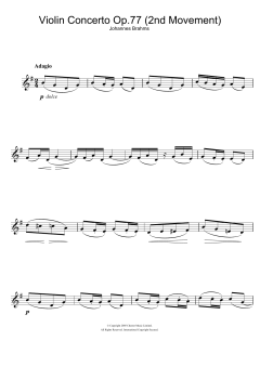 Violin Concerto von Johannes Brahms (Download) 