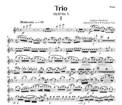 Trio op. 12 No. 3 in C minor von Eugène Walckiers (Download) 