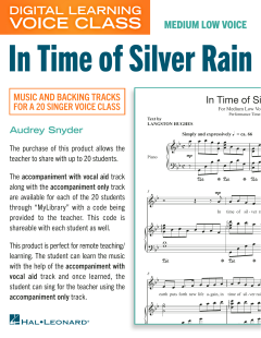In Time Of Silver Rain von Audrey Snyder (Download) 