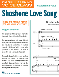 Shoshone Love Song (Download) 