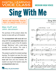 Sing With Me von Mac Huff (Download) 
