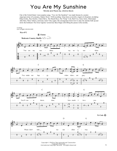 You Are My Sunshine von Jimmy Davis (Download) 