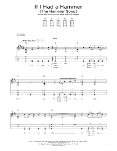 If I Had A Hammer von Peter, Paul & Mary (Download) 