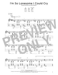 I'm So Lonesome I Could Cry von Hank Williams (Download) 