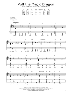 Puff The Magic Dragon von Peter, Paul & Mary (Download) 