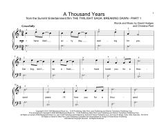A Thousand Years von Christina Perri (Download) 