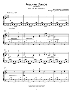 Arabian Dance von Peter Iljitsch Tschaikowsky (Download) 