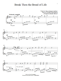 Break Thou The Bread Of Life von Randall Hartsell (Download) 