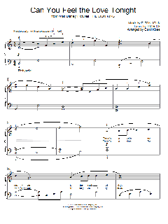 Can You Feel The Love Tonight von Elton John (Download) 