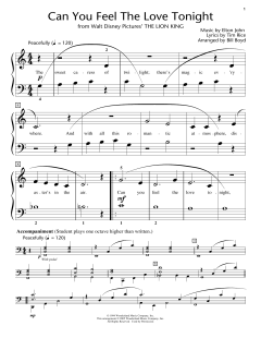 Can You Feel The Love Tonight von Tim Rice (Download) 