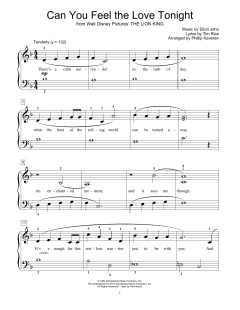 Can You Feel The Love Tonight von Elton John (Download) 