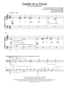 Castle On A Cloud von Alain Boublil (Download) 