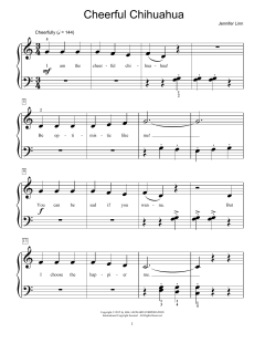 Cheerful Chihuahua von Jennifer Linn (Download) 