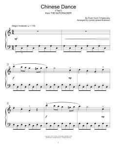 Chinese Dance von Peter Iljitsch Tschaikowsky (Download) 