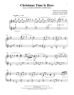 Christmas Time Is Here von Lee Mendelson (Download) 