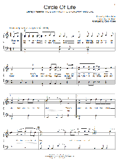 Circle Of Life von Elton John (Download) 