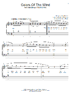 Colors Of The Wind von Vanessa Williams (Download) 