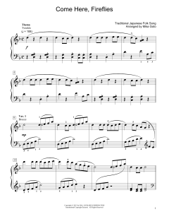 Come Here, Fireflies von Traditional Japanese Folk Song (Download) 