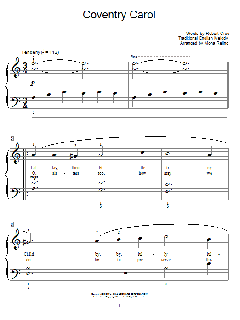 Coventry Carol von Traditional (Download) 