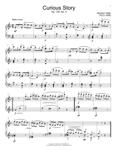 Curious Story, Op. 138, No. 9 von Stephen Heller (Download) 
