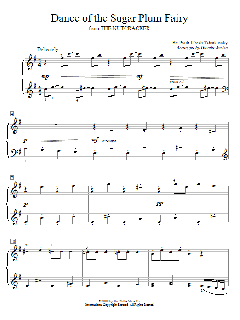 Dance Of The Sugar Plum Fairy von Peter Iljitsch Tschaikowsky (Download) 