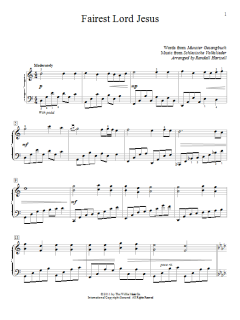 Fairest Lord Jesus von Joseph August Seiss (Download) 