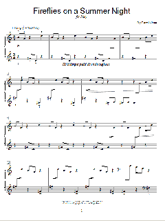 Fireflies On A Summer Night von Carol Klose (Download) 