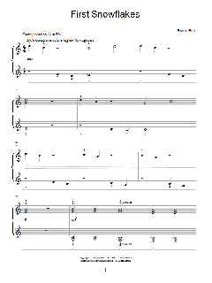First Snowflakes von Bruce Berr (Download) 
