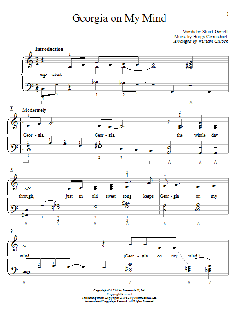 Georgia On My Mind von William Gillock (Download) 