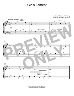 Girl's Lament von Traditional Chinese Folk Song (Download) 