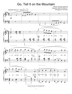 Go, Tell It On The Mountain (Download) 