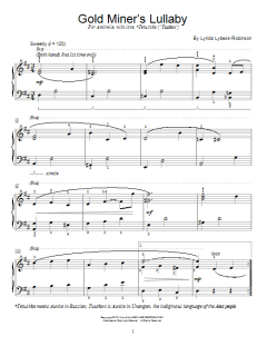 Gold Miner's Lullaby von Lynda Lybeck-Robinson (Download) 