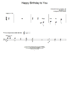 Happy Birthday To You von Patty S. Hill (Download) 