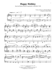Happy Holiday von Irving Berlin (Download) 
