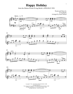 Happy Holiday von Irving Berlin (Download) 